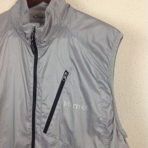 Marmot Mens Grey Full Zip Vest